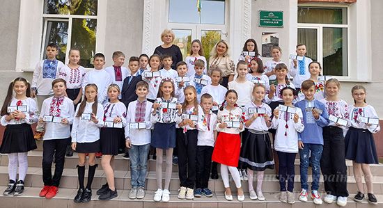 Урок історії Рівненської української гімназії для п’ятикласників