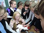Зустріч з акторкою Ольгою Боровець Зустріч з акторкою Ольгою Боровець